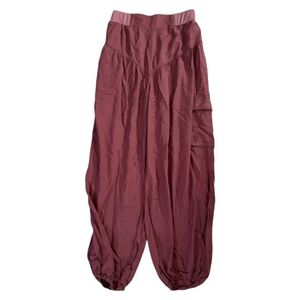 FP Movement Maroon Cargo Joggers